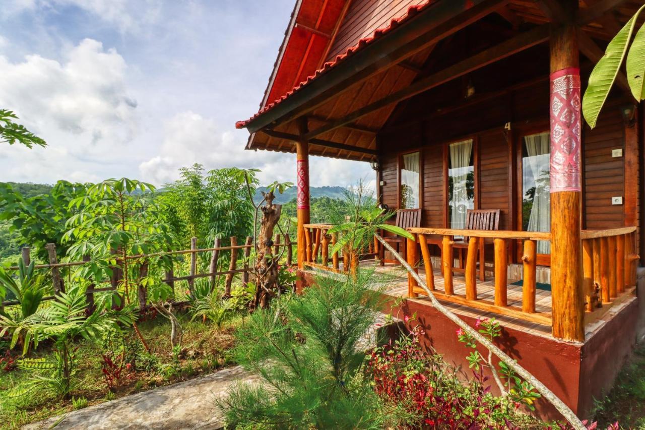 Ayu Hill Bungalows Ped Exterior foto