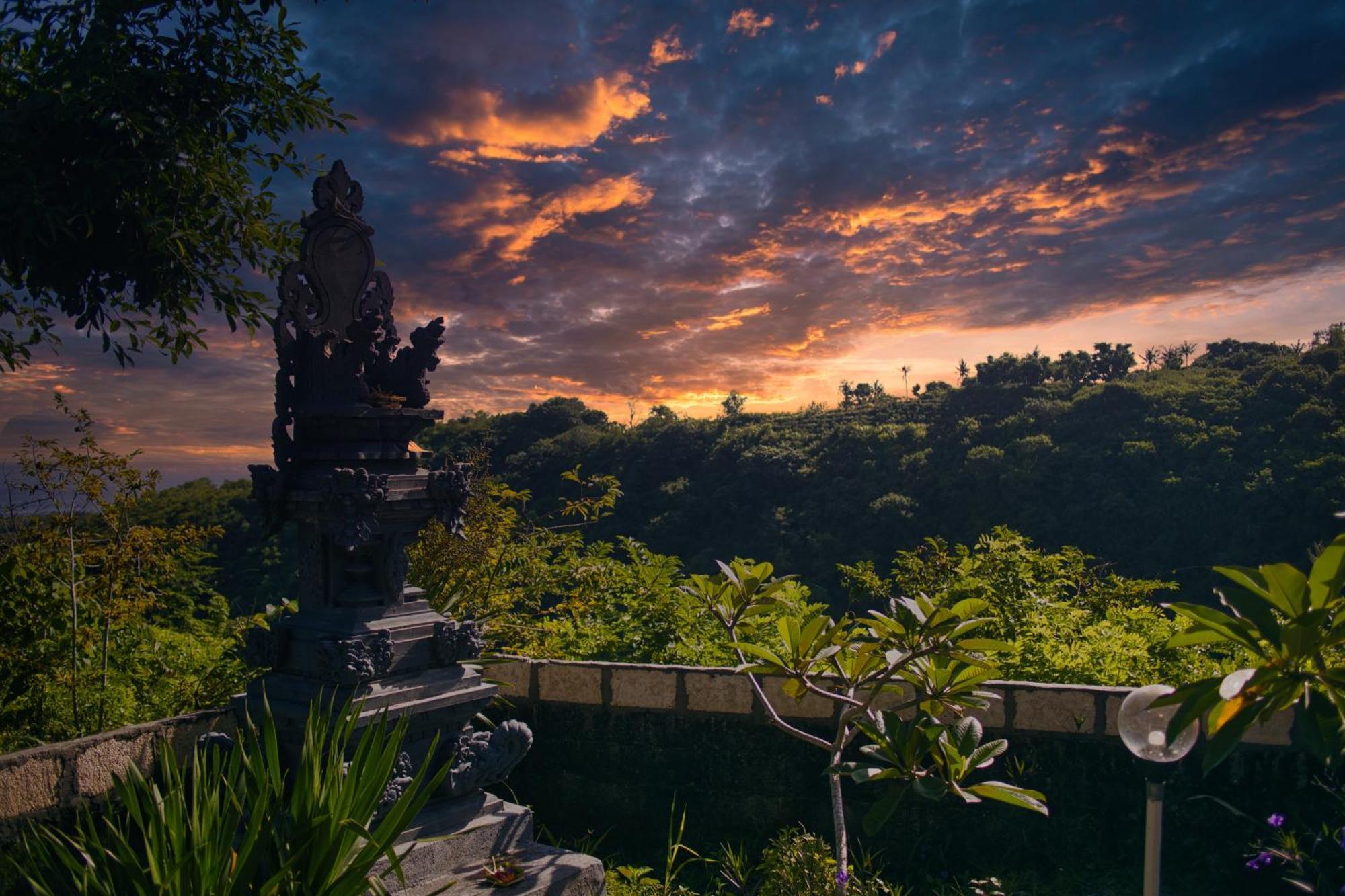 Ayu Hill Bungalows Ped Exterior foto