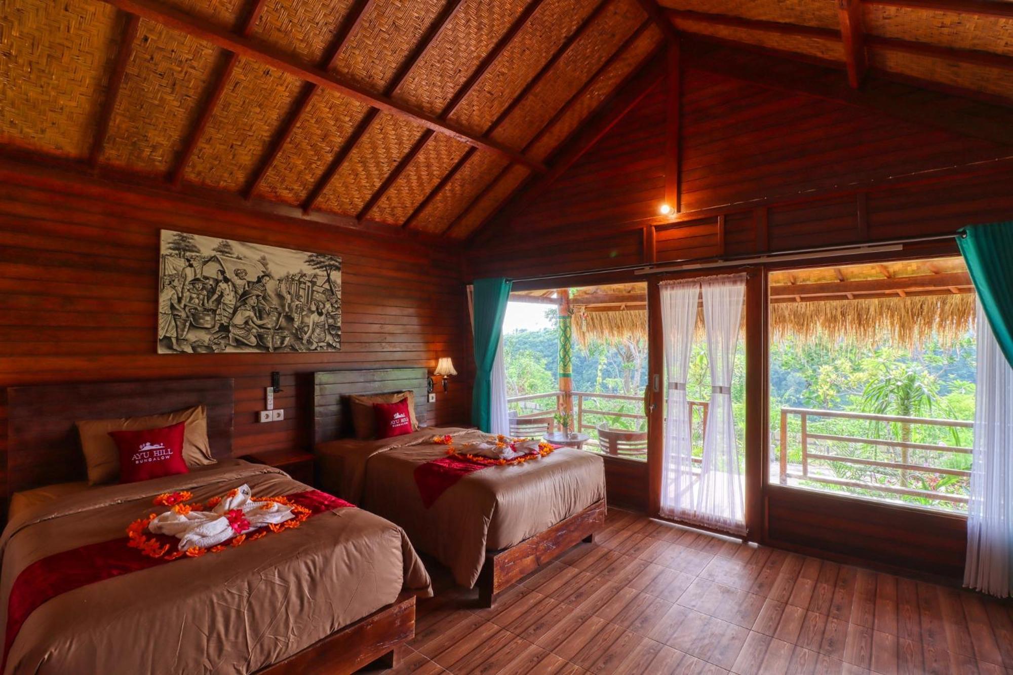 Ayu Hill Bungalows Ped Exterior foto