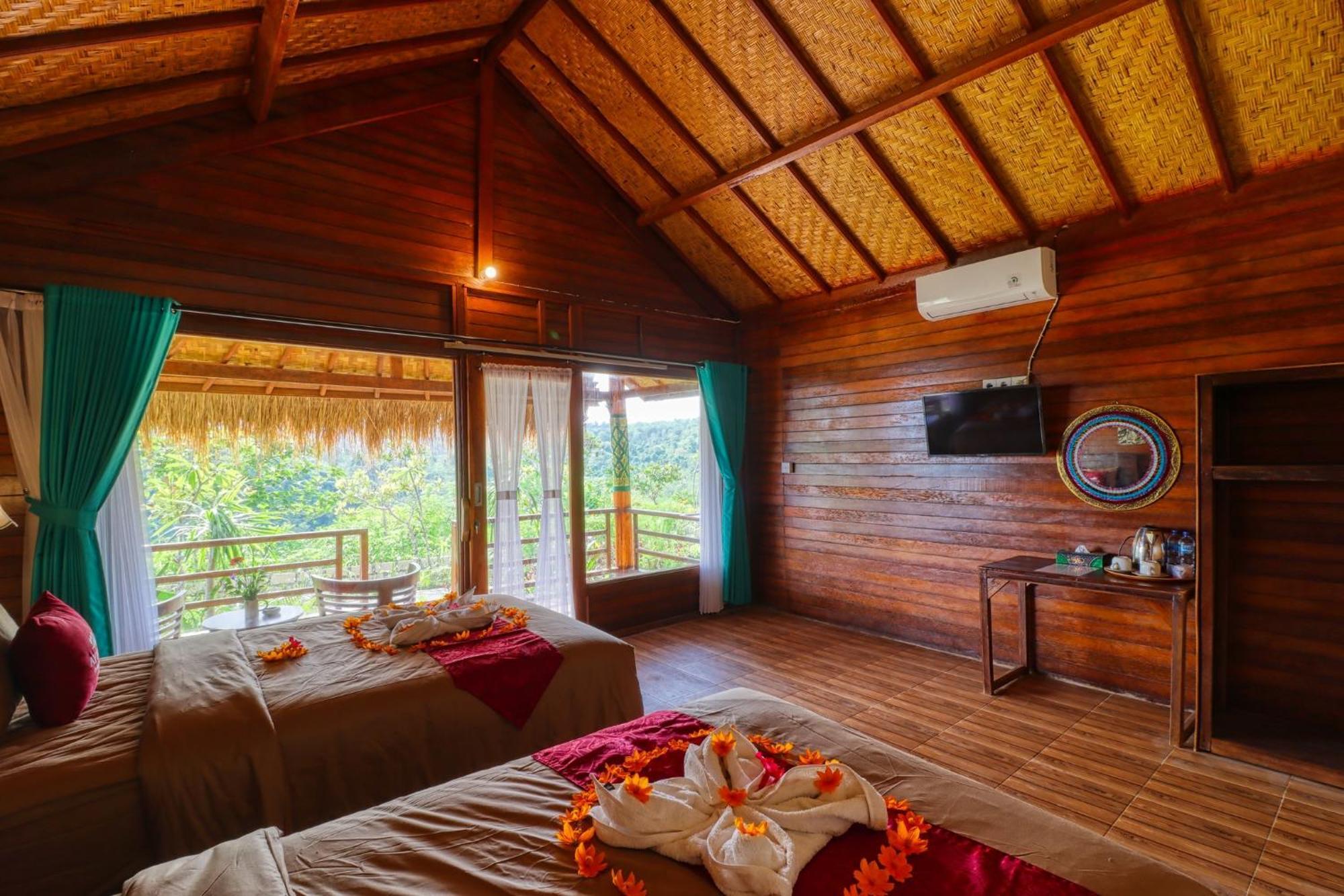 Ayu Hill Bungalows Ped Exterior foto