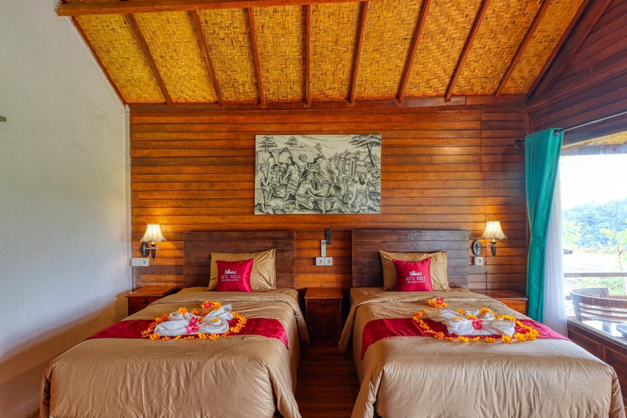 Ayu Hill Bungalows Ped Exterior foto